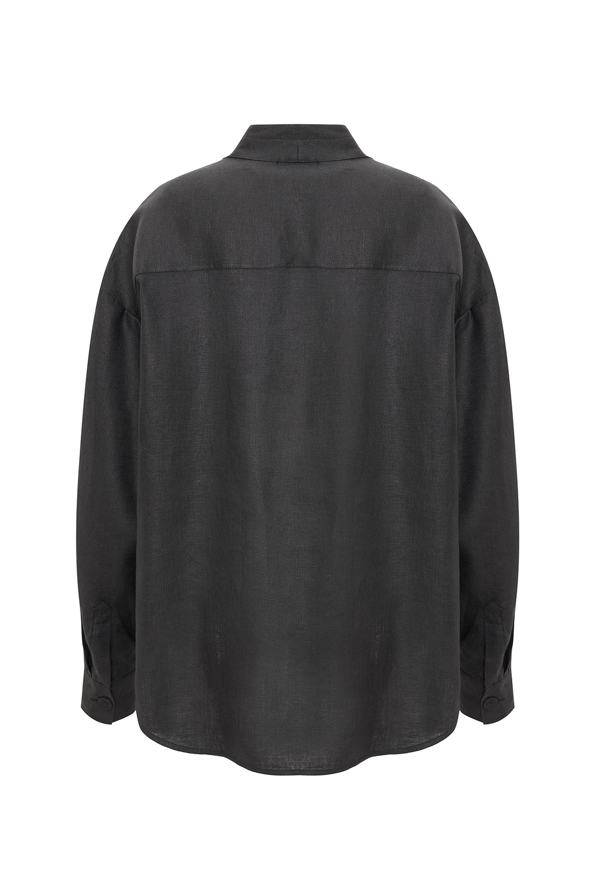Meta Organik Keten Kimono Siyah