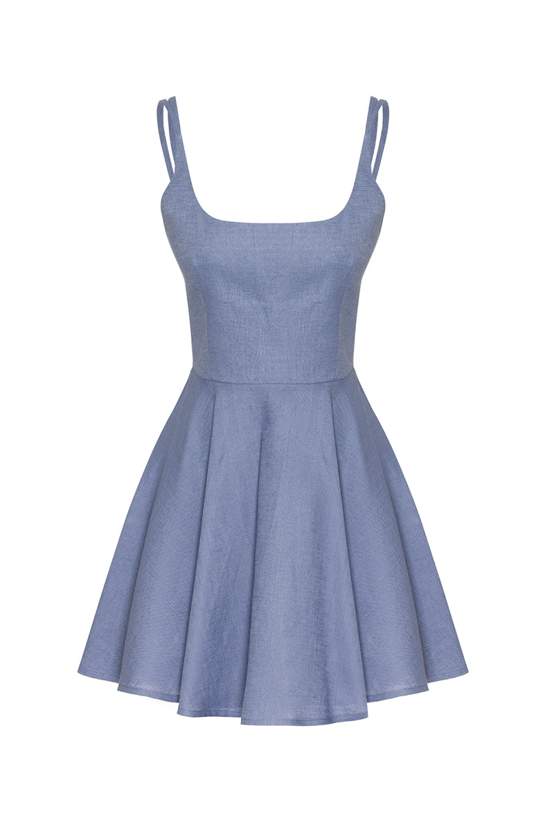 The Flame Linen Dress