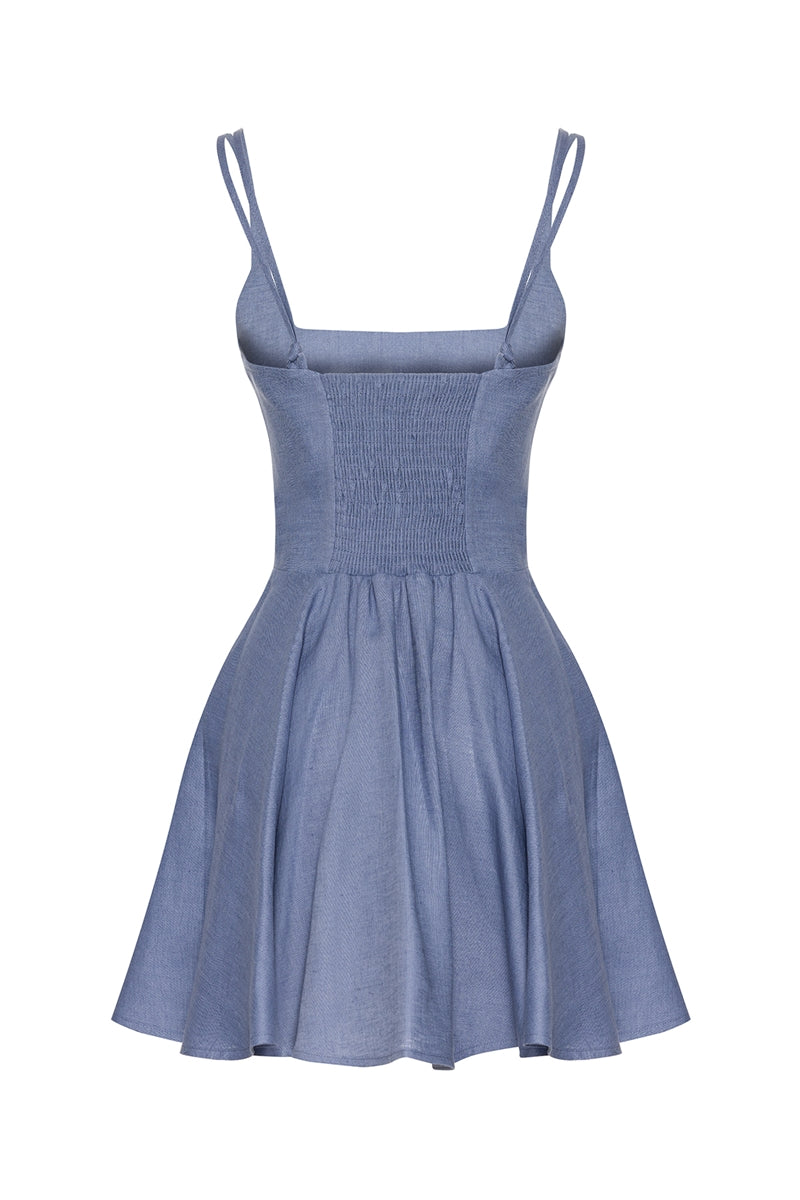 The Flame Linen Dress