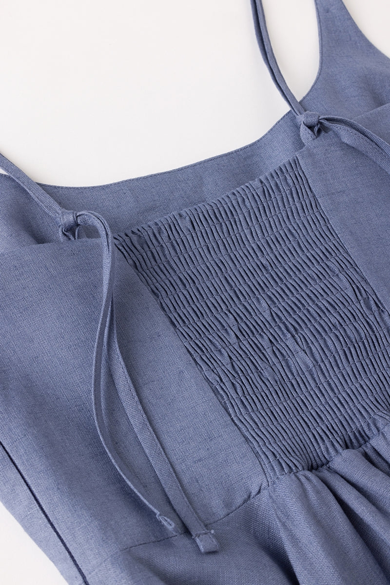 The Flame Linen Dress