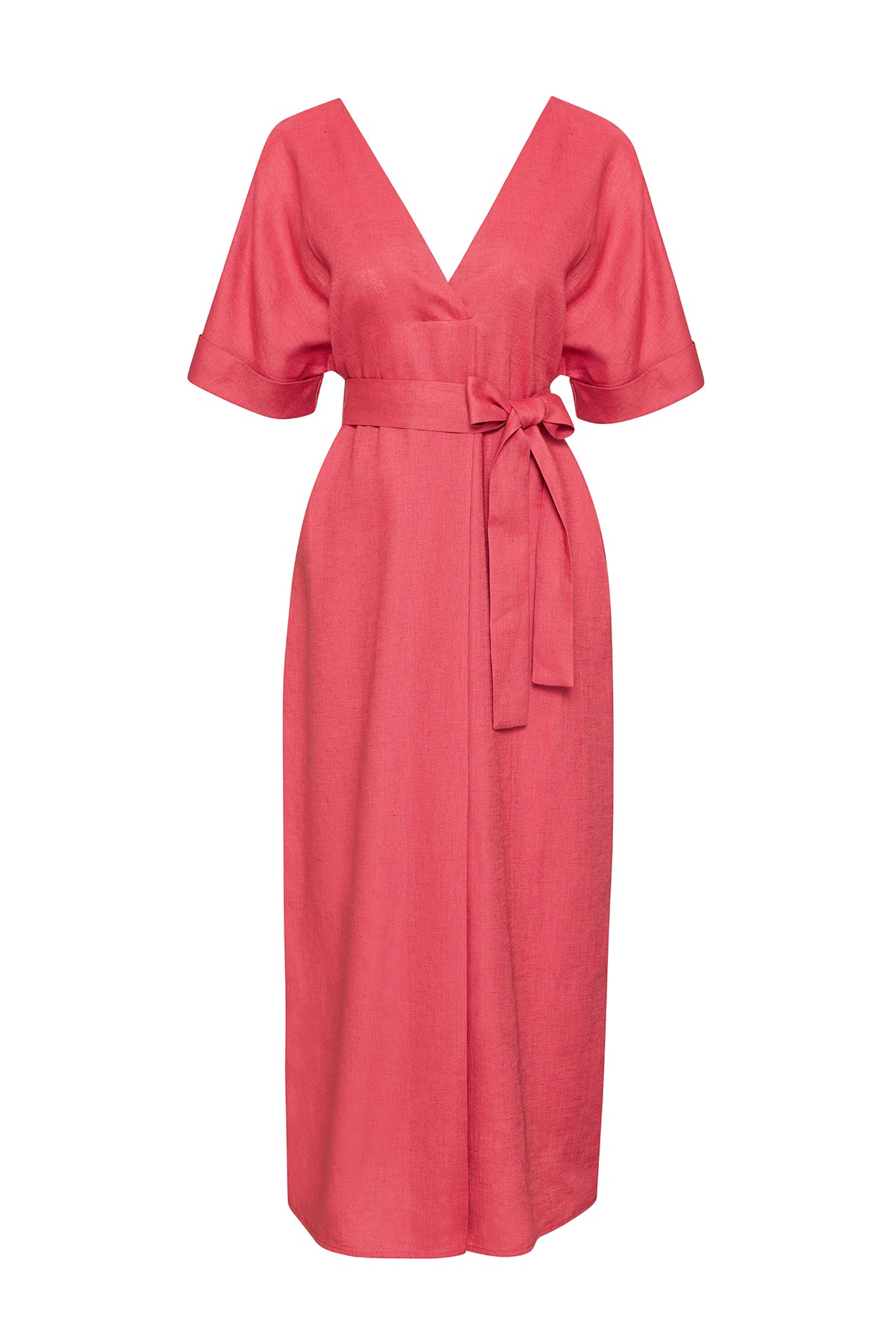 The Flame Linen Dress