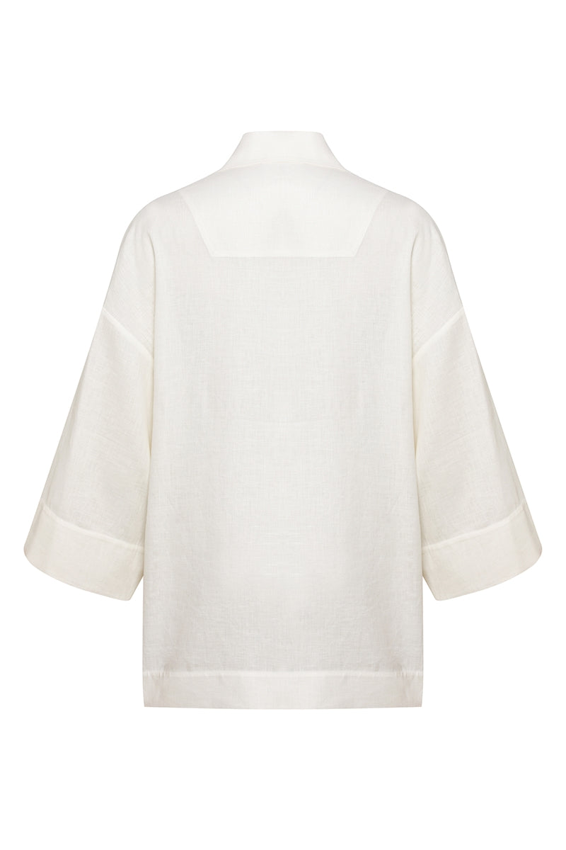 The Terra Linen Kimono
