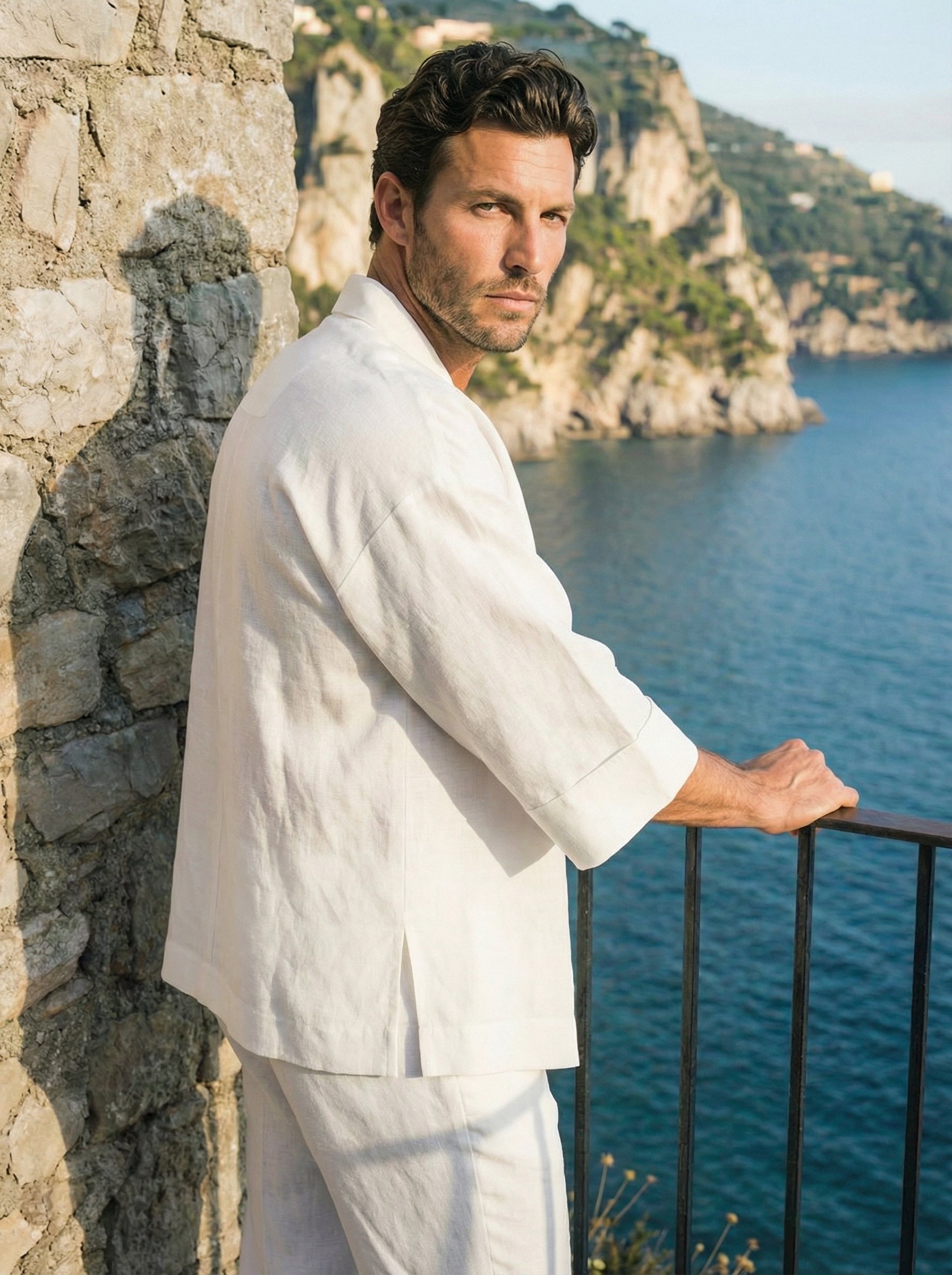 The Terra Linen Kimono