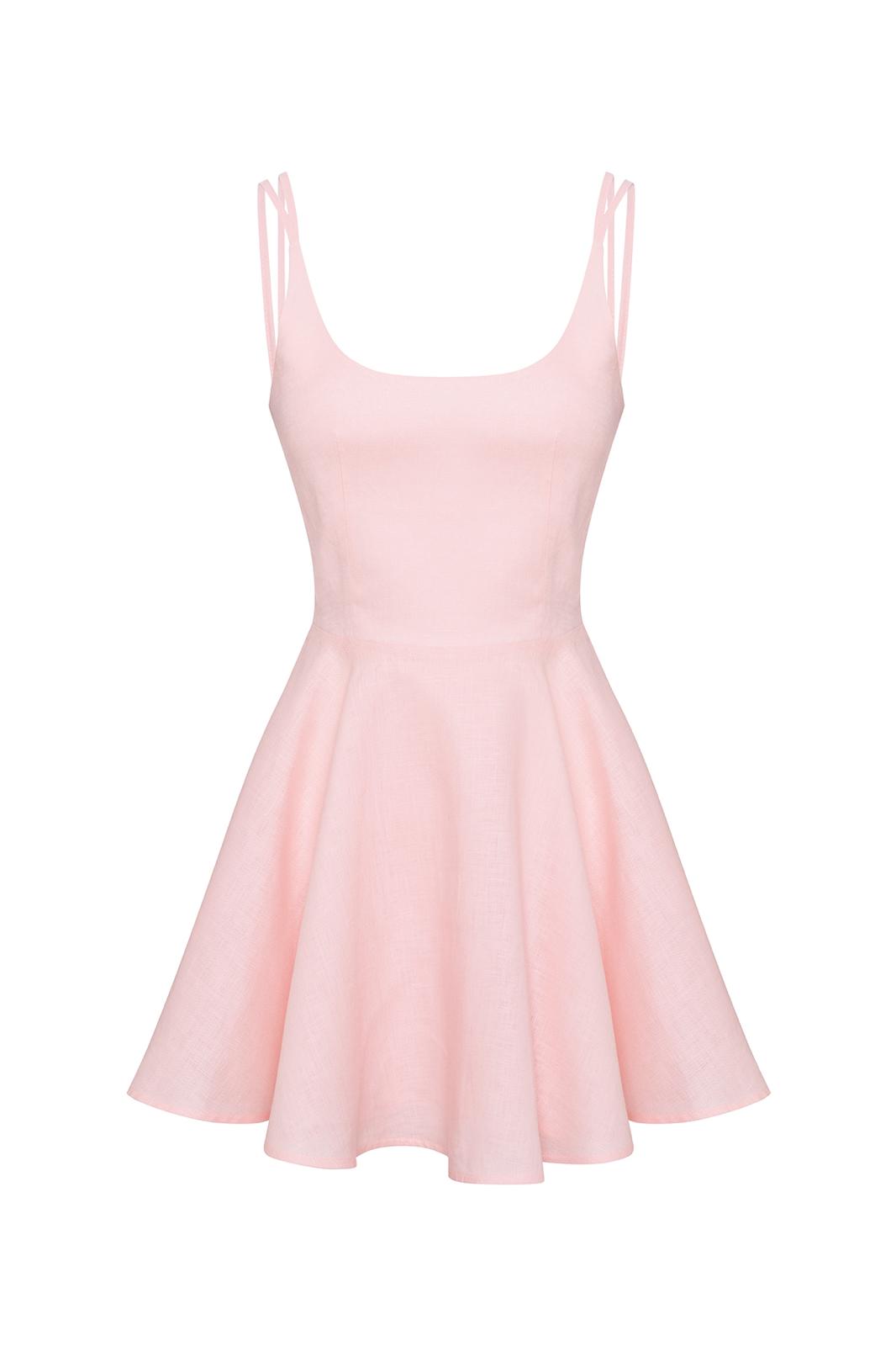 Flame Linen Dress