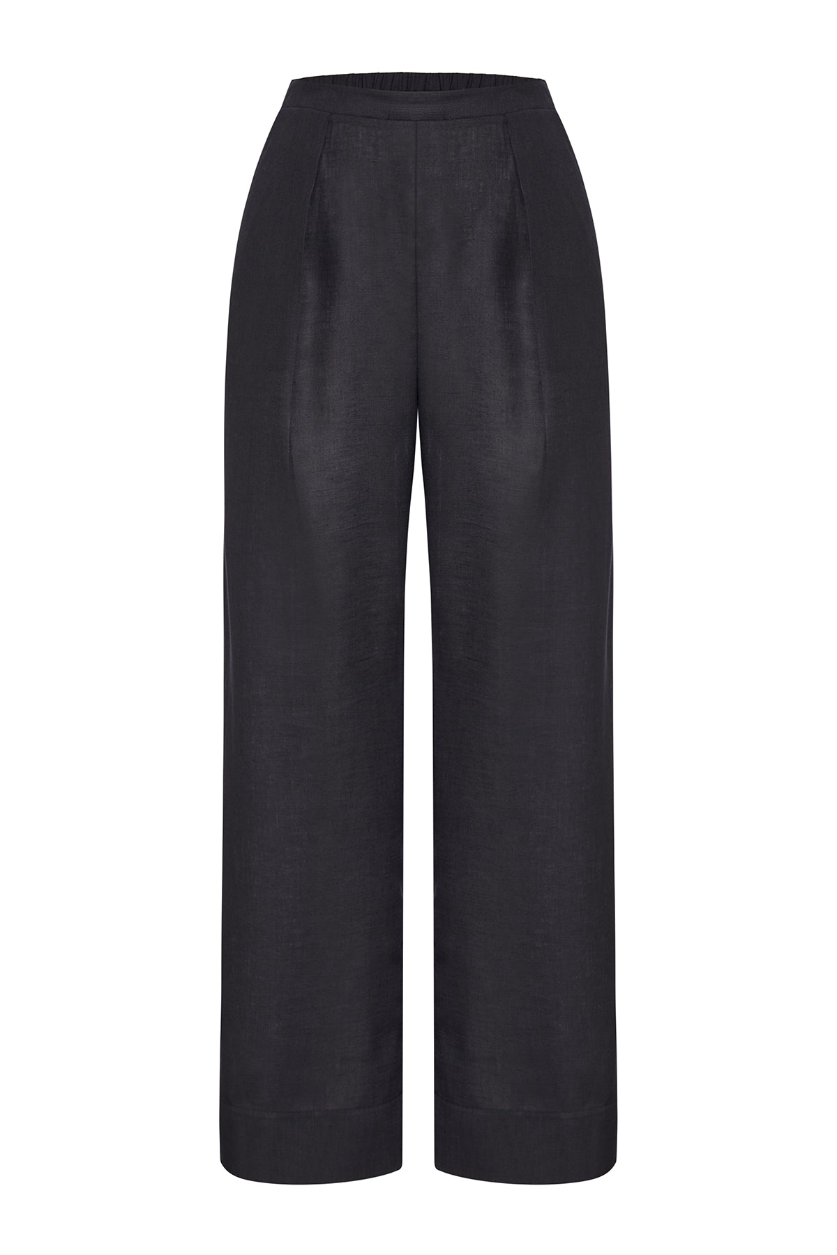 The Energy Organik Keten Pantolon Siyah