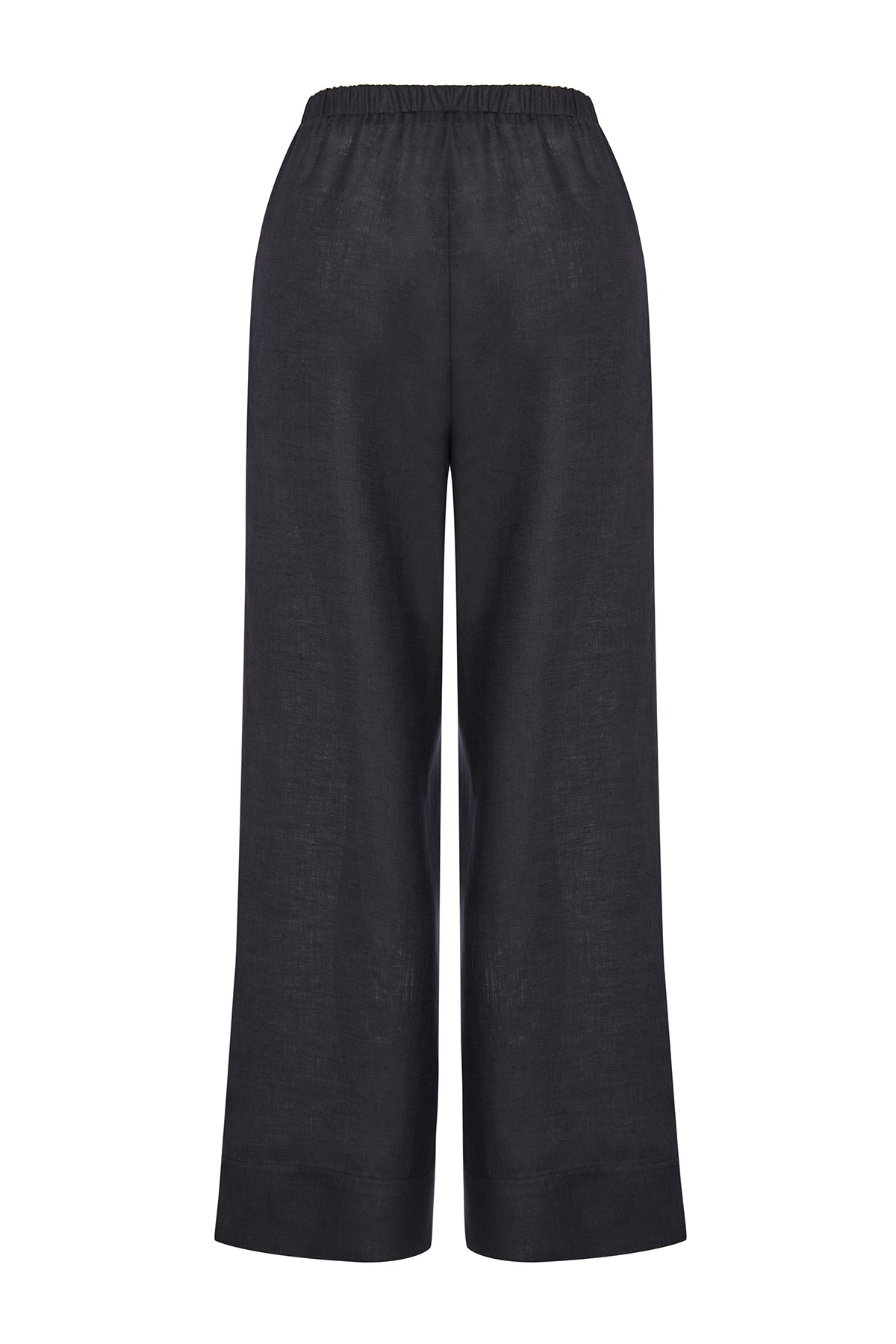 The Energy Organik Keten Pantolon Siyah