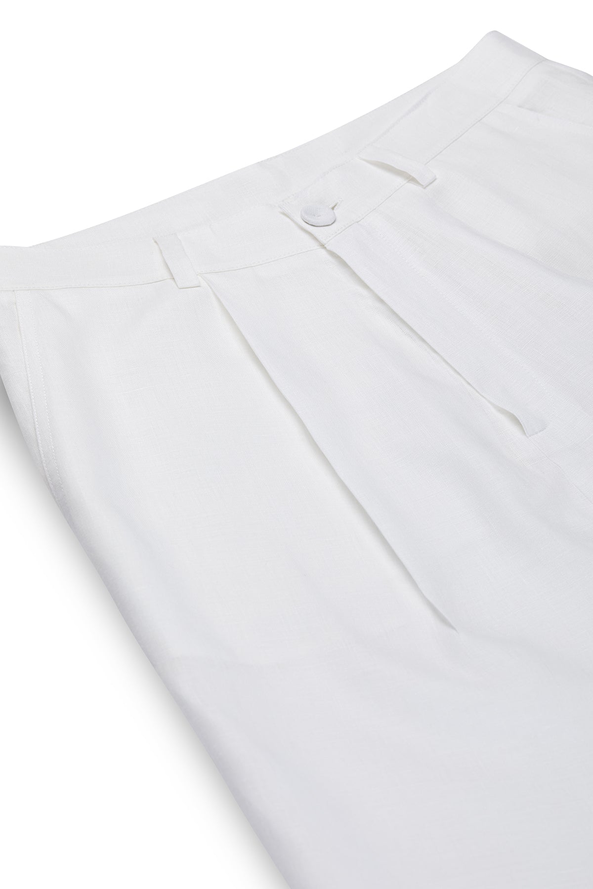 Sand Organik Keten Pantolon Kırık Beyaz