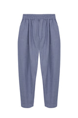 The Plain Organik Keten Pantolon Mavi Gri