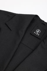 The Ocean Organik Keten Ceket Kimono Siyah