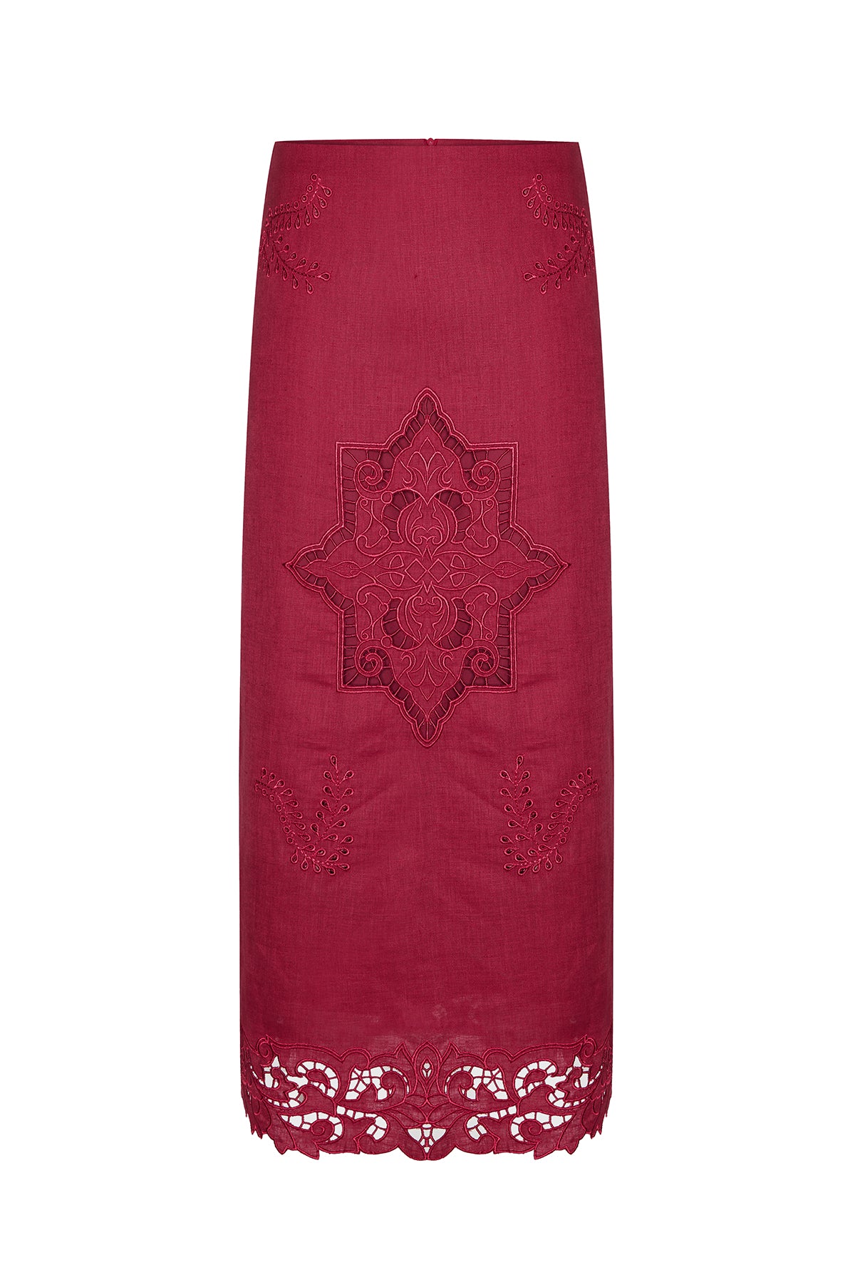 Pera Organik Keten Etek Bordo
