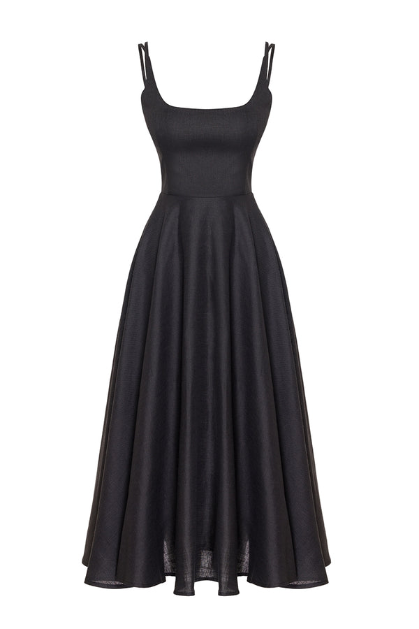 The Flame Linen Dress