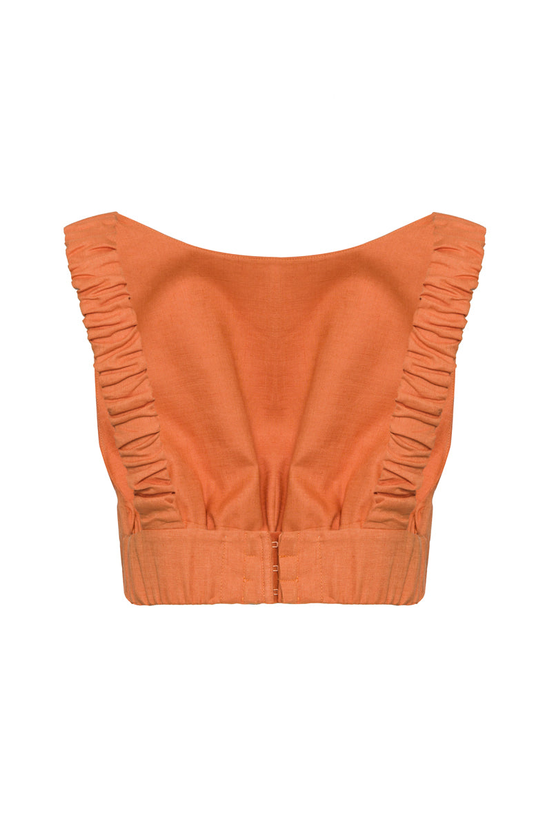 The Rock Linen Bustier 