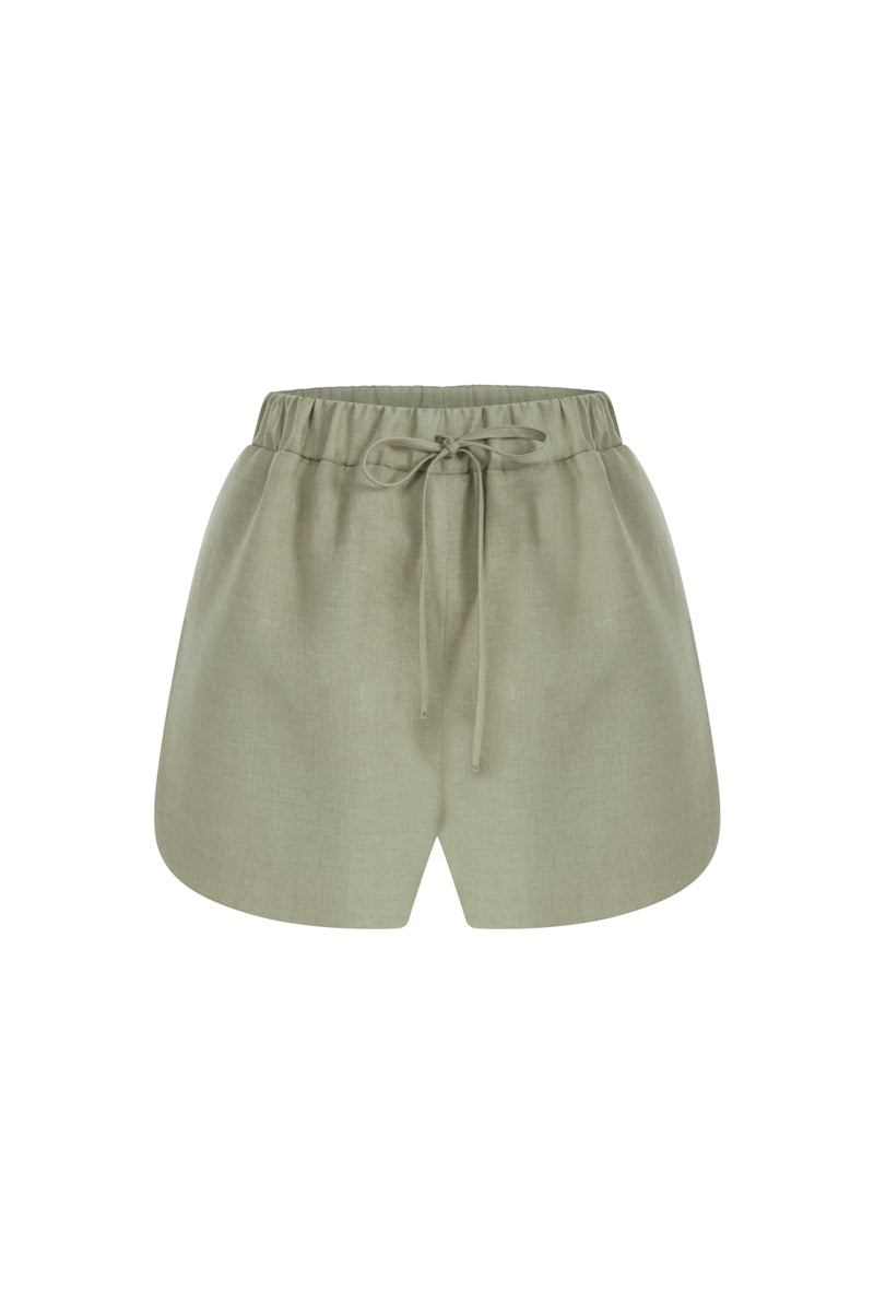 The Kiss Linen Shorts 