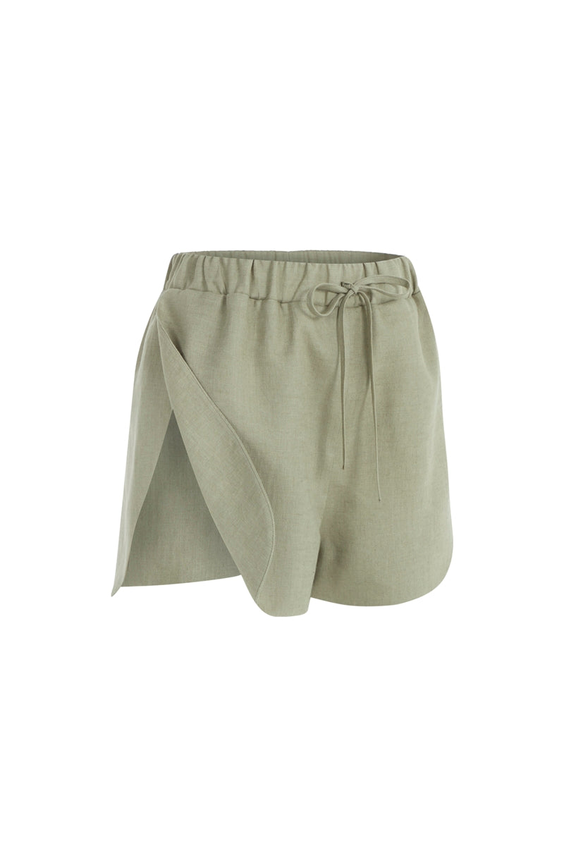 The Kiss Linen Shorts 