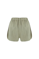 The Kiss Linen Shorts 