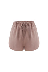 The Kiss Linen Shorts 