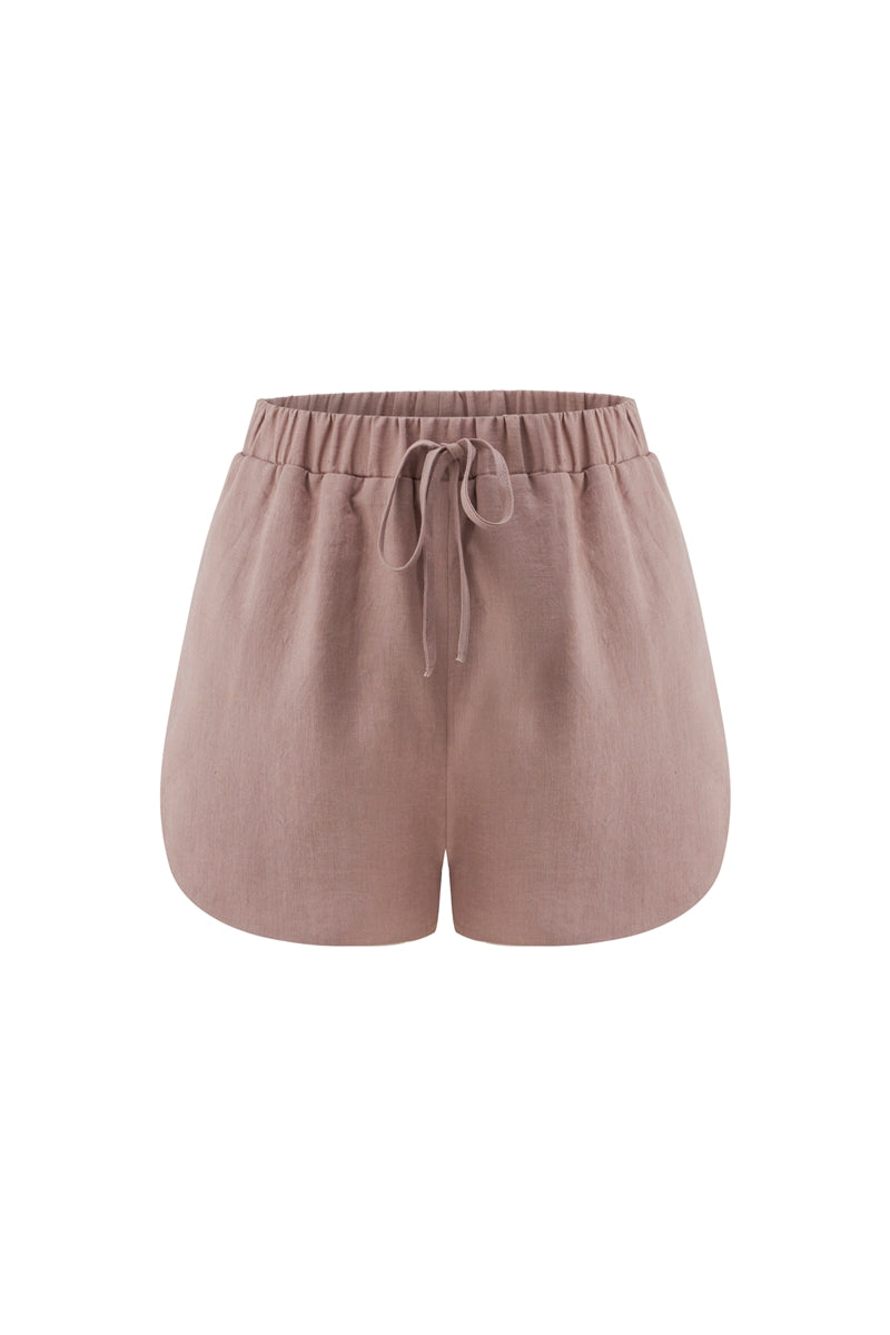 The Kiss Linen Shorts 