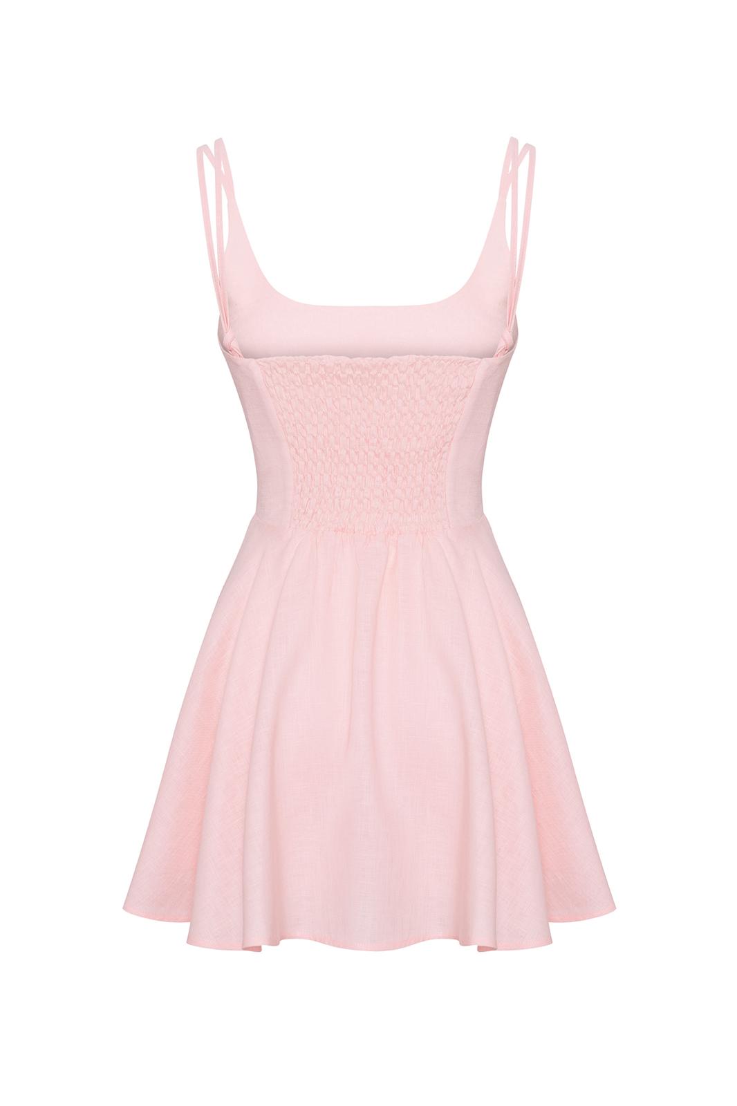 Flame Linen Dress