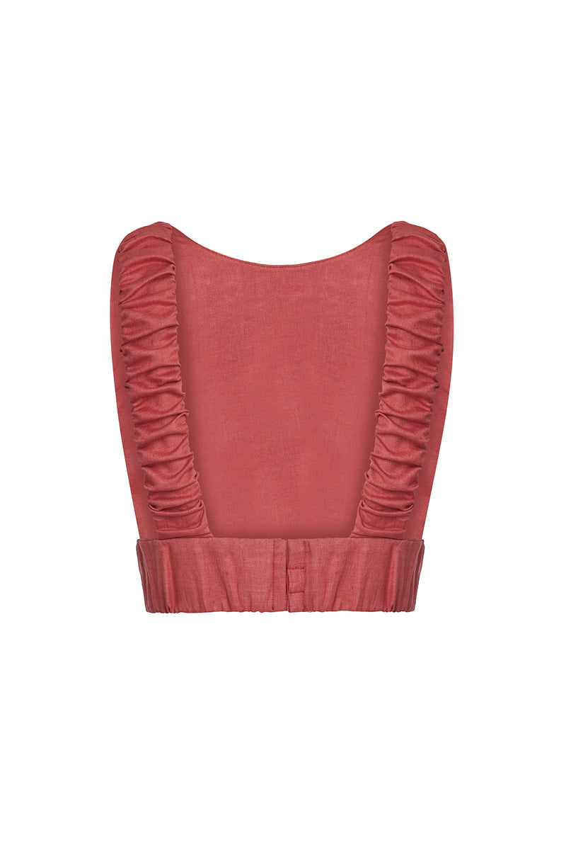 The Rock Linen Bustier 