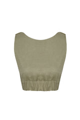 The Rock Linen Bustier 