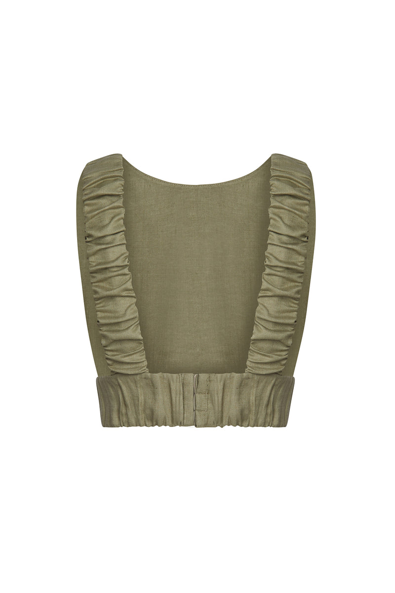 The Rock Linen Bustier 