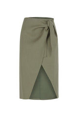 The Breeze Linen Skirt 