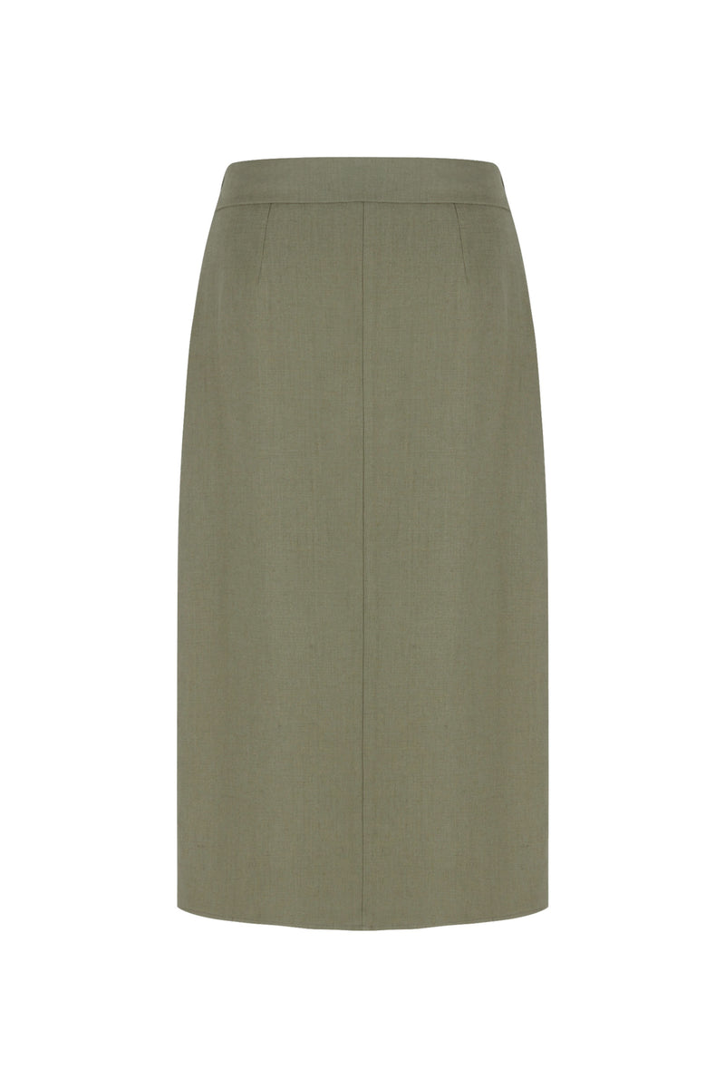 The Breeze Linen Skirt 