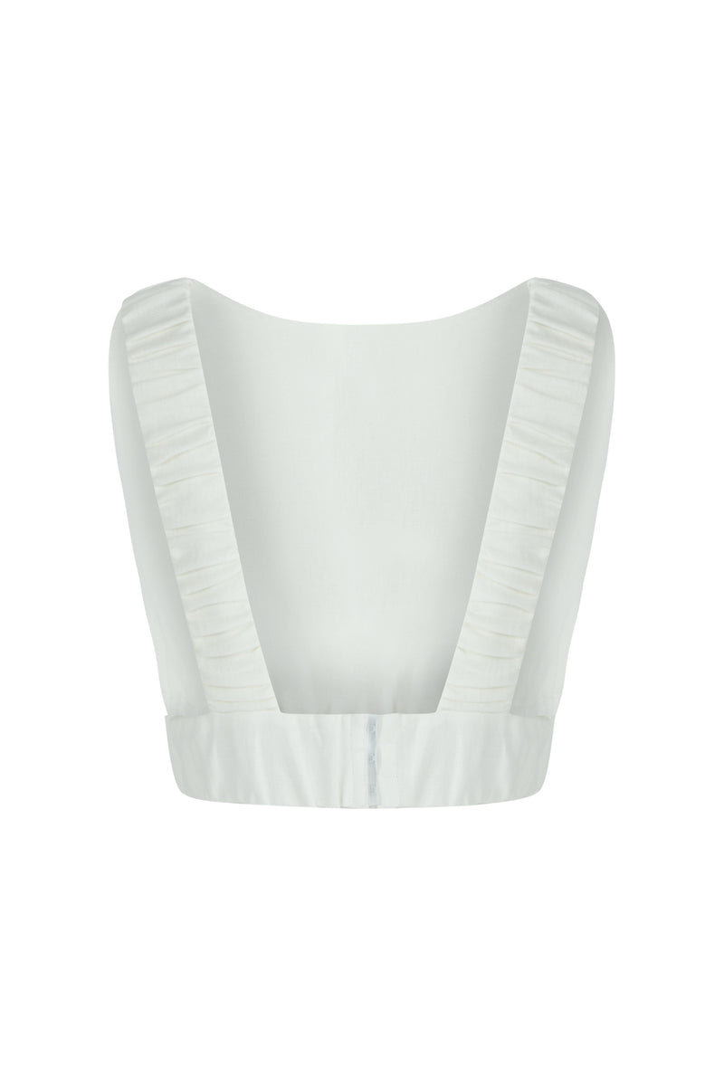 The Rock Linen Bustier 