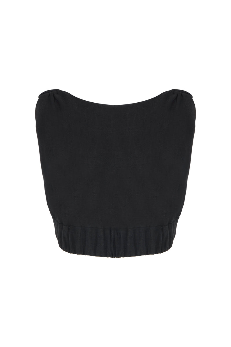 The Rock Linen Bustier 