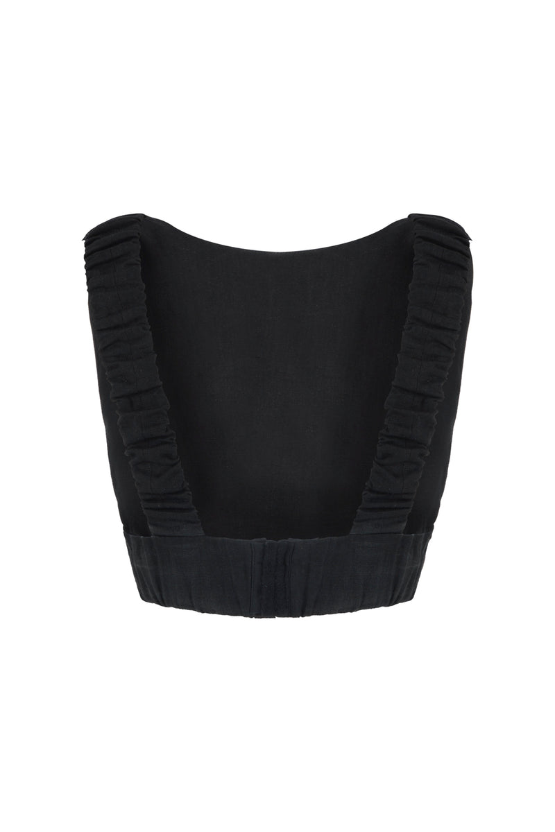 The Rock Linen Bustier 