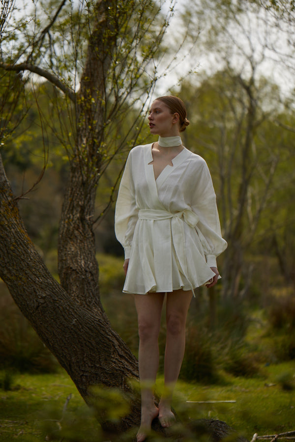 The Sun Linen Dress